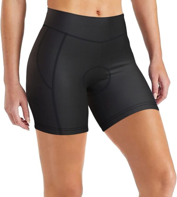 Cycling Bibs Women Padded Bike Shorts Womens Bicycle Shorts with Padding 4D Biking Pants with Mesh