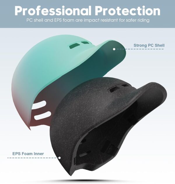 Bike Helmet,  Baseball Cap Adult Bike Helmets for Men Women Bicycle Helmet Lightweight Adjustable Cycling Helmet for Urban Commuter Road Biking - Image 2