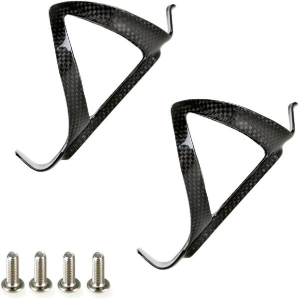 Carbon Fiber Lightweight Bicycle Water Bottle Cage for Cycling - Image 2
