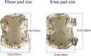 Tactical Combat Knee & Elbow Protective Pads Set for Outdoor  Paintball Game Cycling Safety Skateboarding Gear Skates Knee Protection Guard Pads