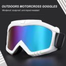 Dirt Bike Goggles, Motorcycle Goggles 2 Pack  Goggles Riding Goggles Ski Goggles Windproof Glasses Racing Goggles