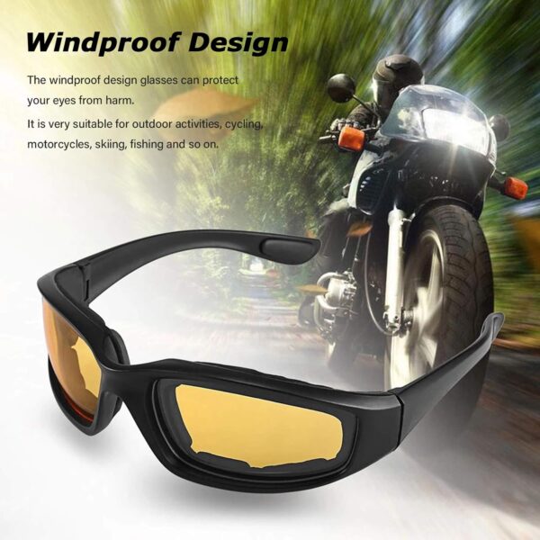 Peicees 4 Dirt Bike Motorcycle Goggles UV Protection Dustproof Windproof Safety Glasses with  Flag Face Mask - Image 2