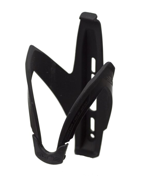 Cage (Soft Touch Black, Black Graphic) - Pro-Level Bottle Cage with Adaptive Rubber System